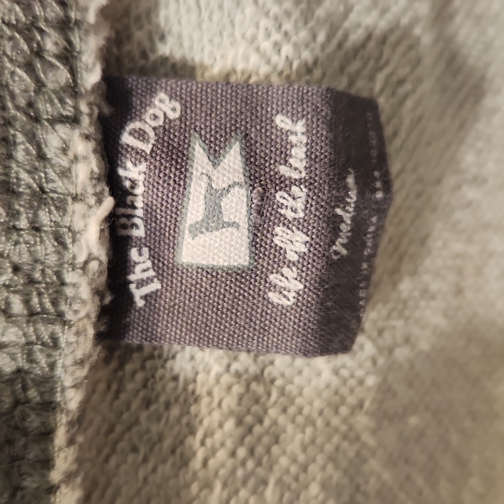 The Black Dog Life Off The Leash Women's Sz M Light Gray Hoodie - Picture 3 of 6